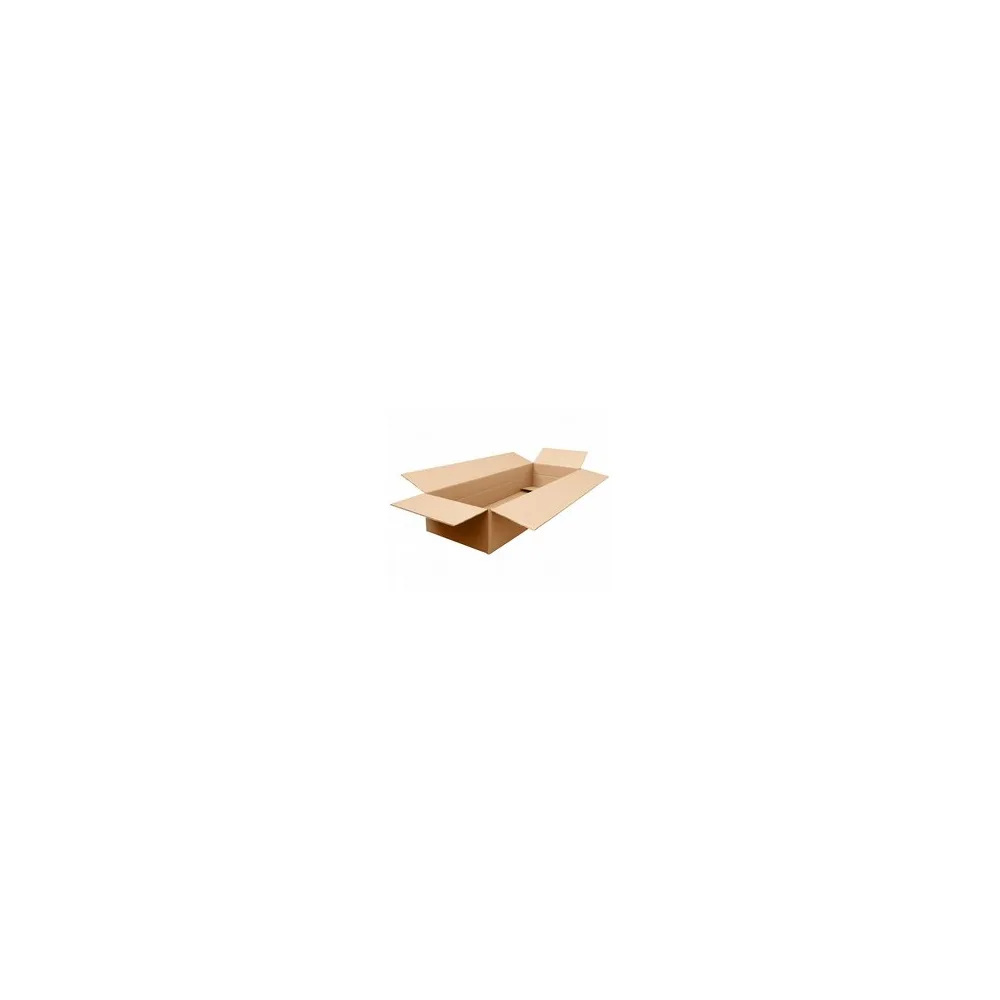 Faltkarton 1200x410x(100)-210mm (Außenmaß) mit variabler Höhe 2-wellig braun