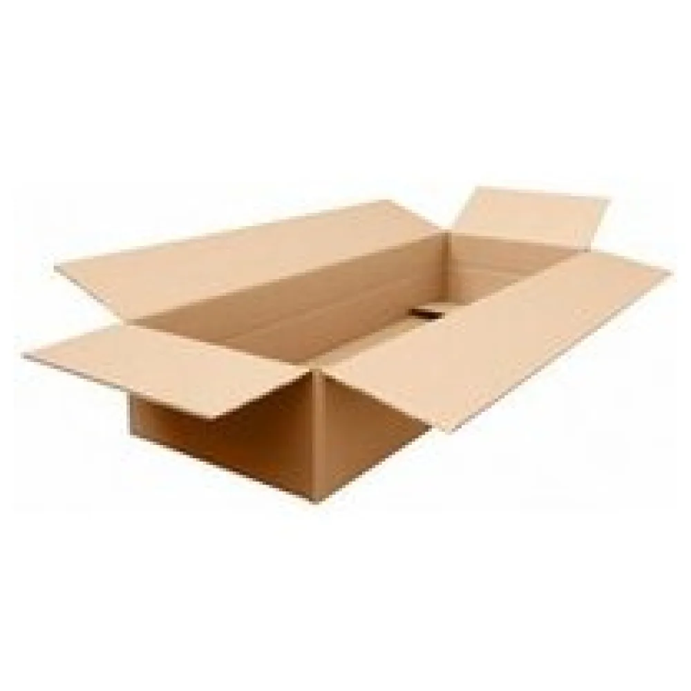 Faltkarton 1200x410x(100)-210mm (Außenmaß) mit variabler Höhe 2-wellig braun – Bild 3