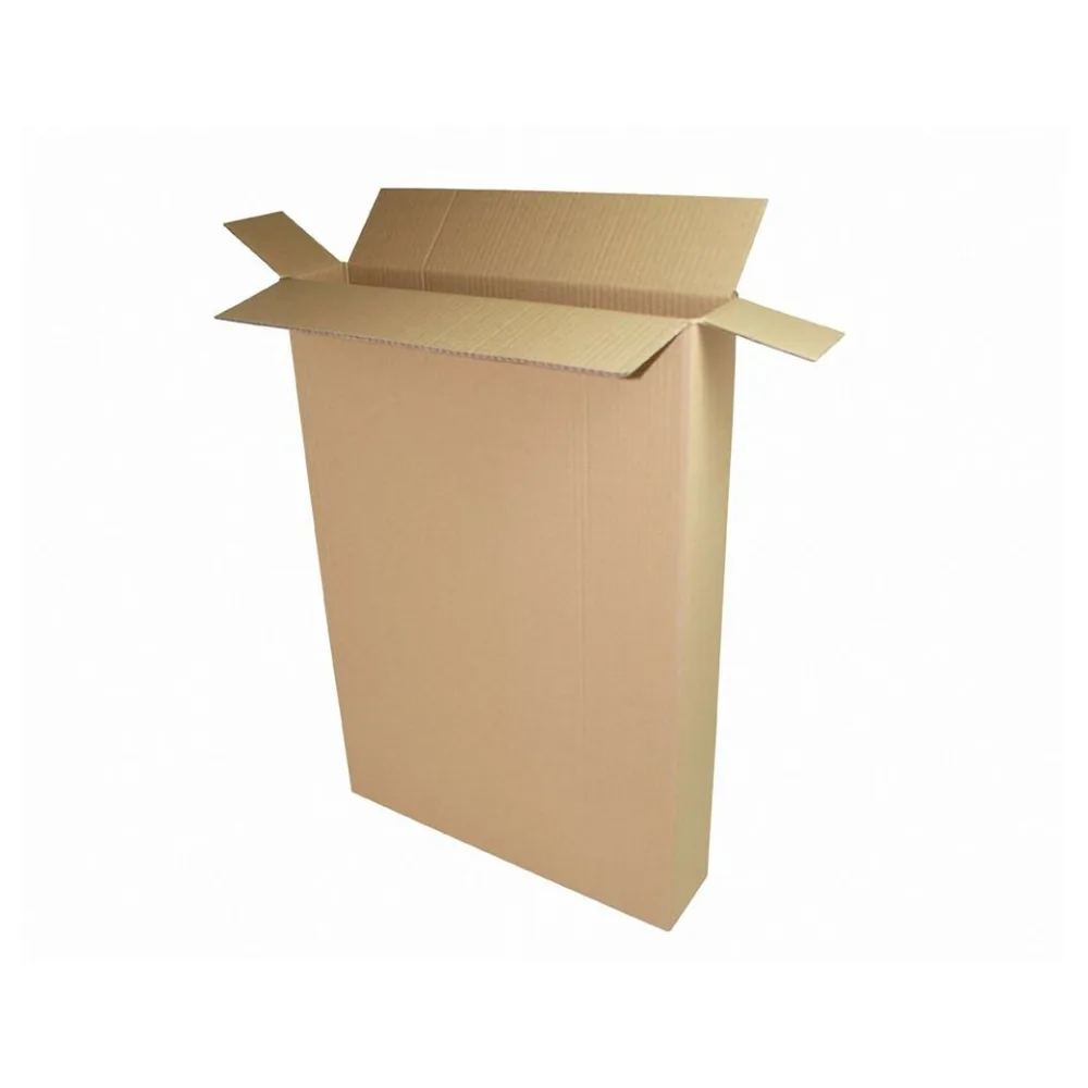 Faltkarton 500x100x700mm 1-wellig Dickwelle braun – Bild 2