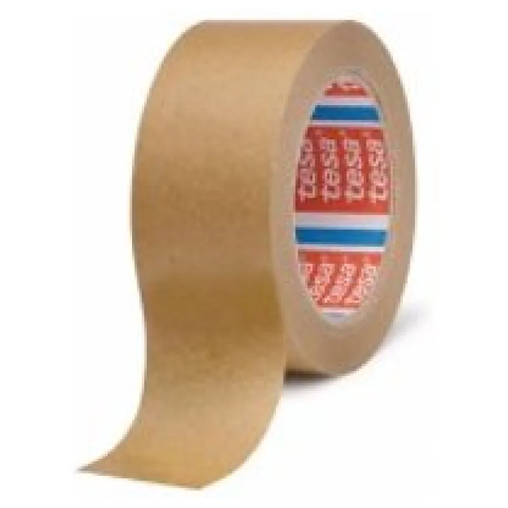 Papierklebeband tesapack 4313 lösungsmittelfrei 50mm x 50m braun – Bild 3