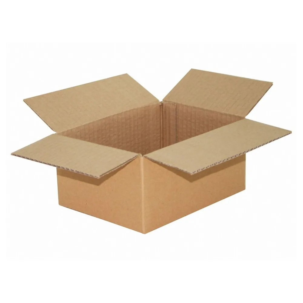 Faltkarton 200x150x90mm, 1-wellig, braun – Bild 2