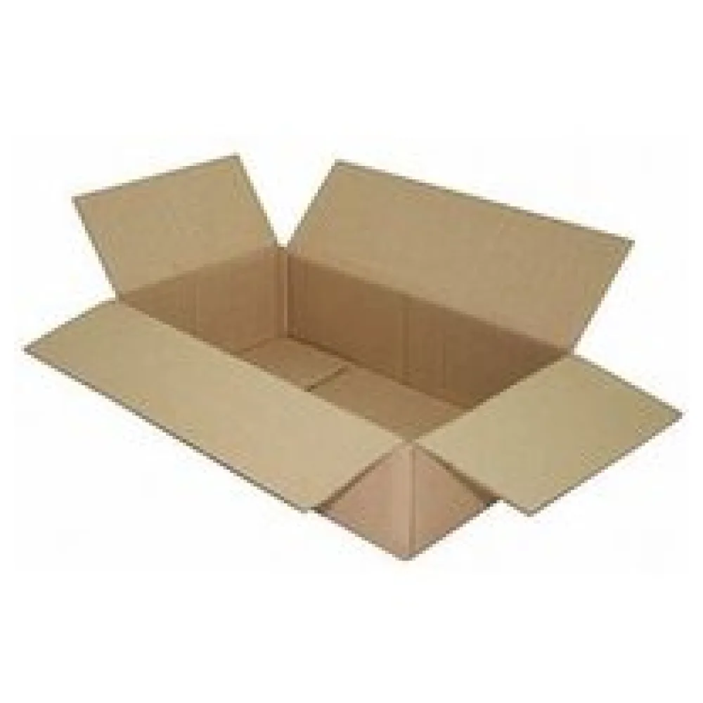 Faltkarton 350x200x90mm 1-wellig Dickwelle braun – Bild 3