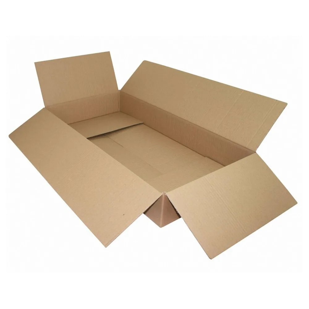 Faltkarton 800x400x110mm (Außenmaß) 1-wellig Dickwelle braun – Bild 2