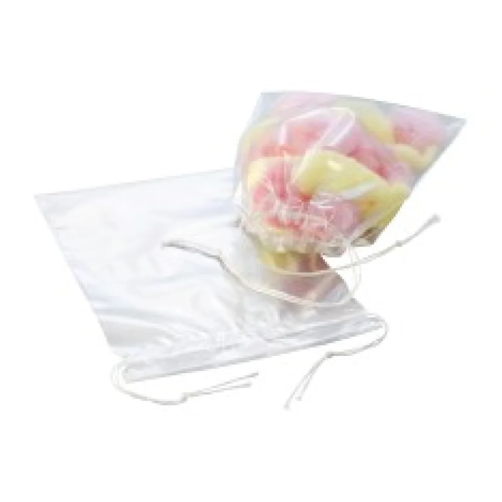 Kordelzugbeutel 155 x 210 mm, 50 my, 100 Stk.