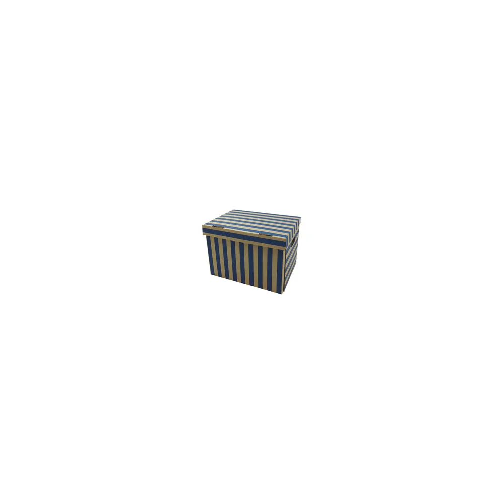 Archivbox Lagerbox 400x320x290mm gestreift extrem stabil, bis 250kg stapelbar