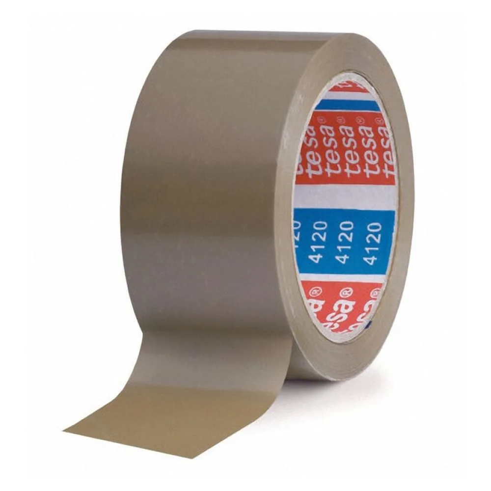 Klebeband tesapack 4120, PVC, 50mm x 66m, braun – Bild 2