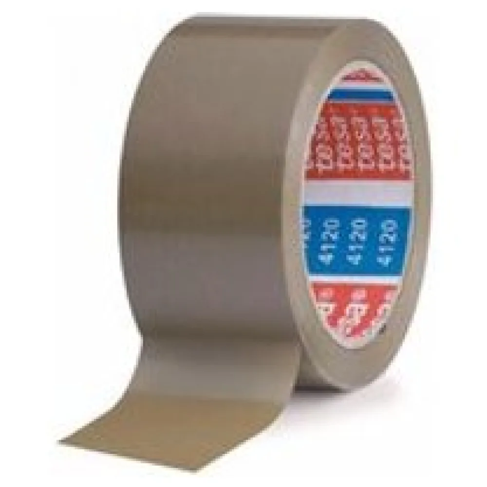 Klebeband tesapack 4120, PVC, 50mm x 66m, braun – Bild 3