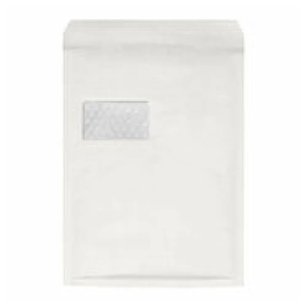 WIN Luftpolstertasche 7/G-17W, 230x340mm, mit Fenster, für C4+, weiß