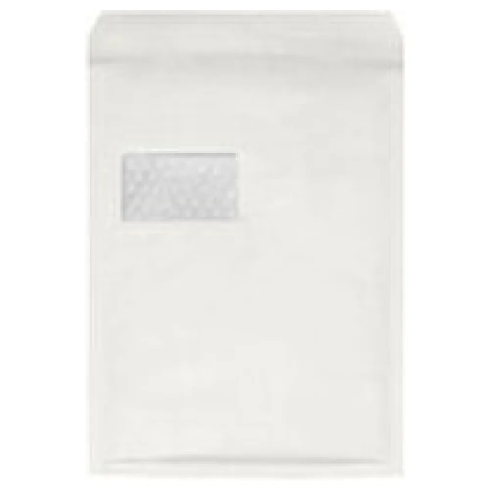 WIN Luftpolstertasche 7/G-17W, 230x340mm, mit Fenster, für C4+, weiß – Bild 3