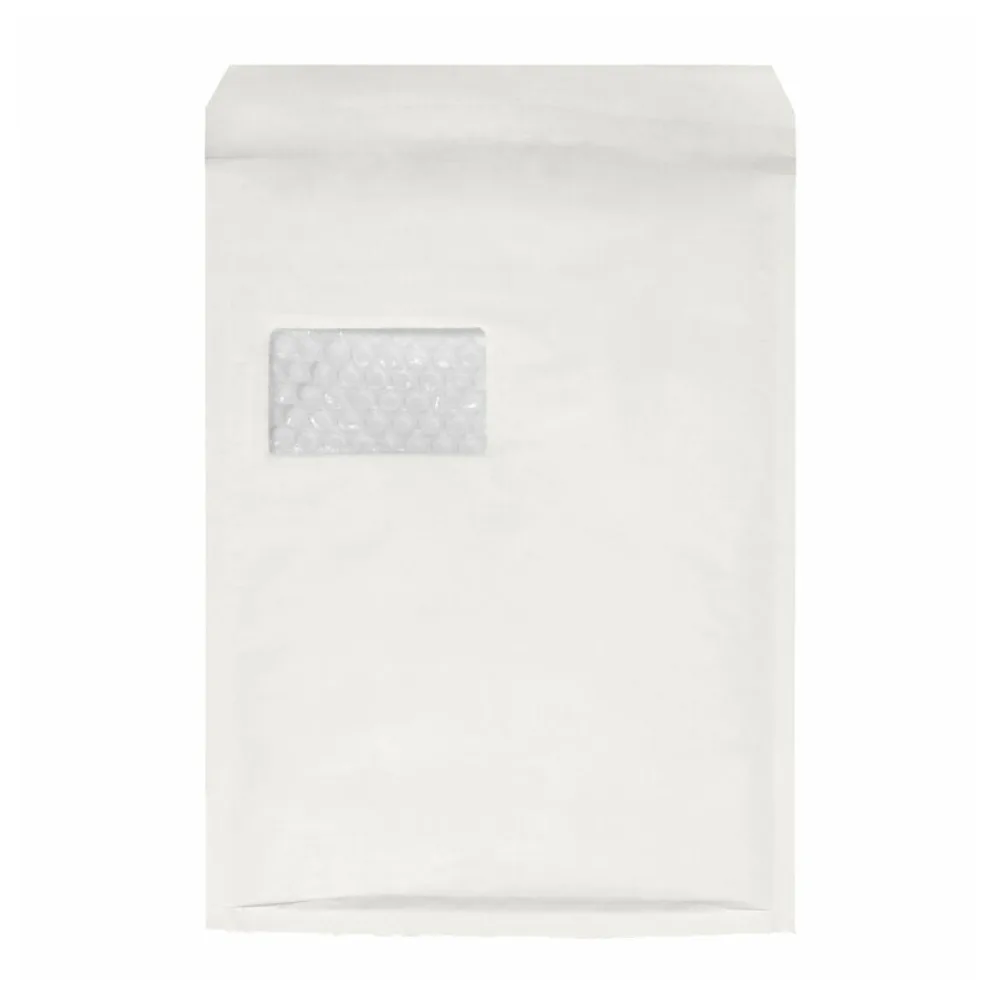 WIN Luftpolstertasche 7/G-17W, 230x340mm, mit Fenster, für C4+, weiß – Bild 2