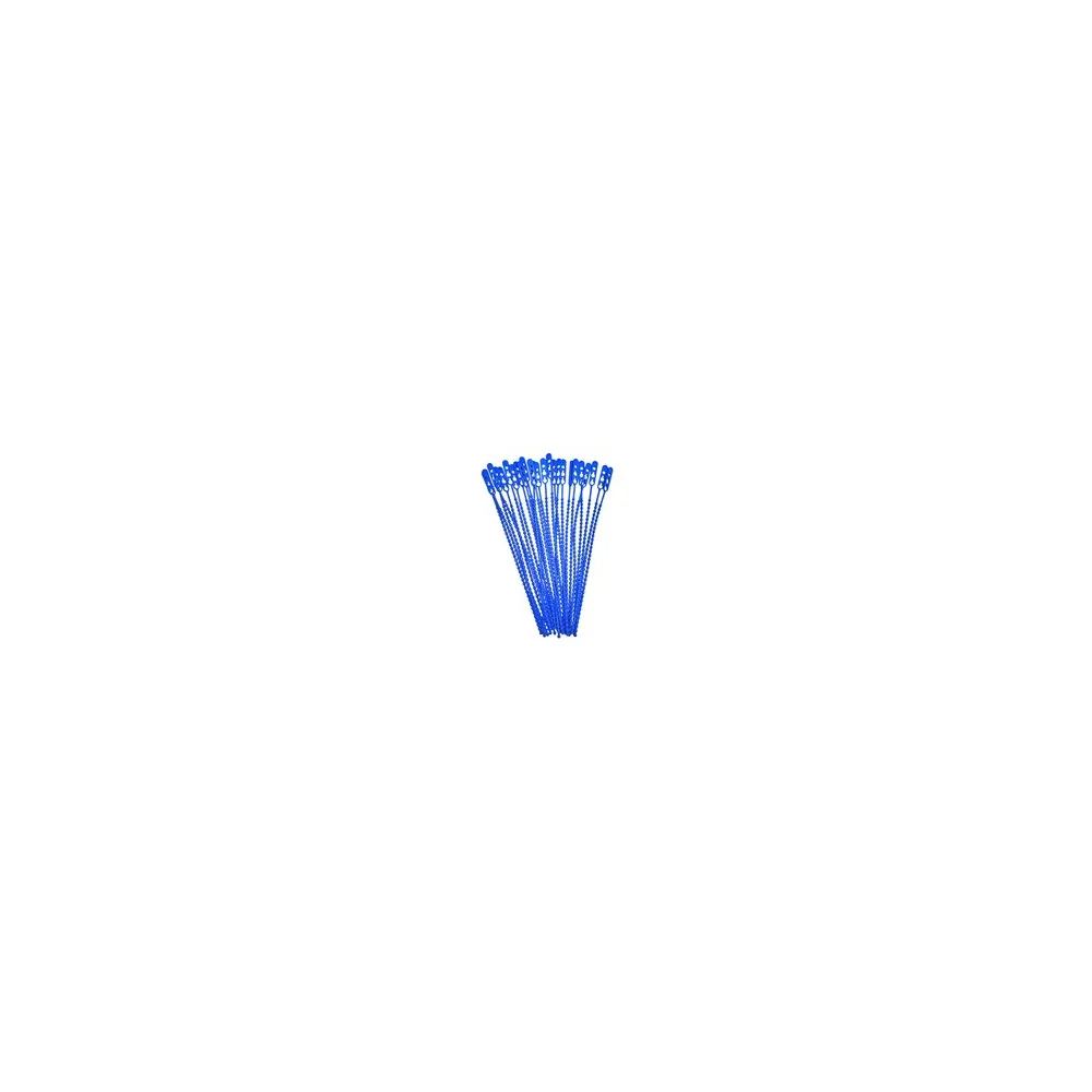 Schnellbinder Blitzbinder Länge 140mm wiederverschließbar blau, 100 Stk.