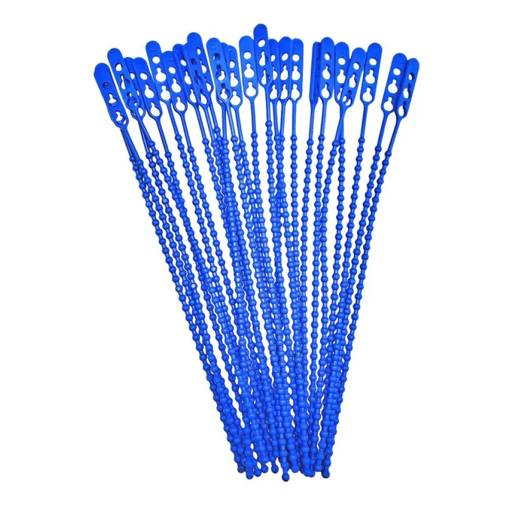 Schnellbinder Blitzbinder Länge 190mm wiederverschließbar blau, 100 Stk. – Bild 2