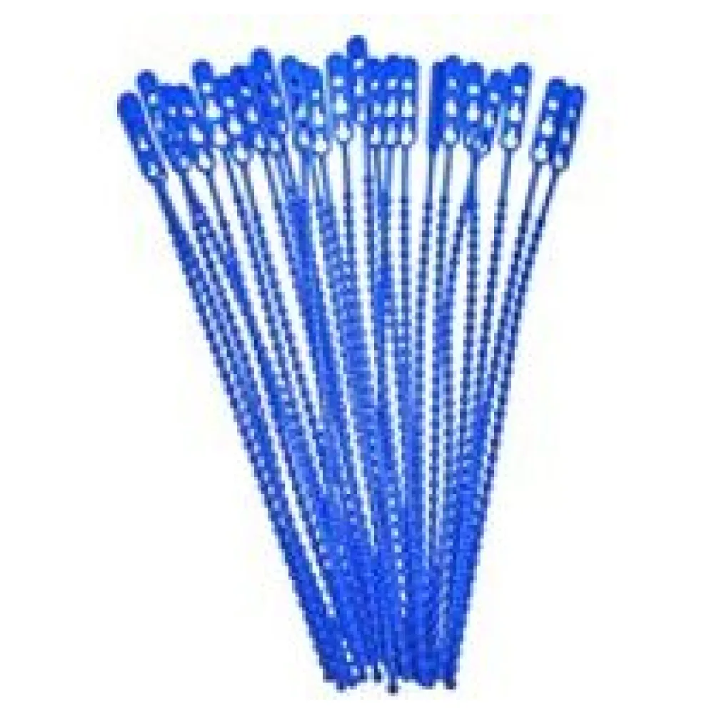 Schnellbinder Blitzbinder Länge 190mm wiederverschließbar blau, 100 Stk. – Bild 3