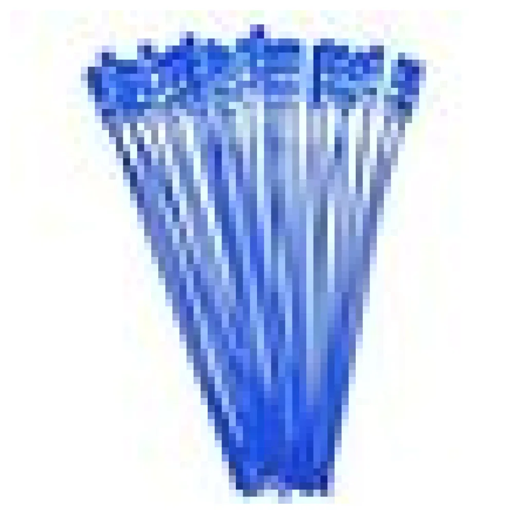 Schnellbinder Blitzbinder Länge 190mm wiederverschließbar blau, 100 Stk. – Bild 4