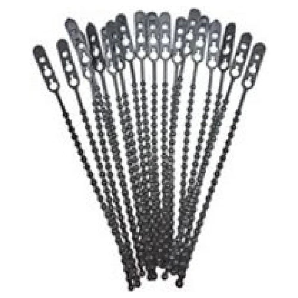 Schnellbinder Blitzbinder Länge 190mm wiederverschließbar schwarz, 100 Stk. – Bild 3