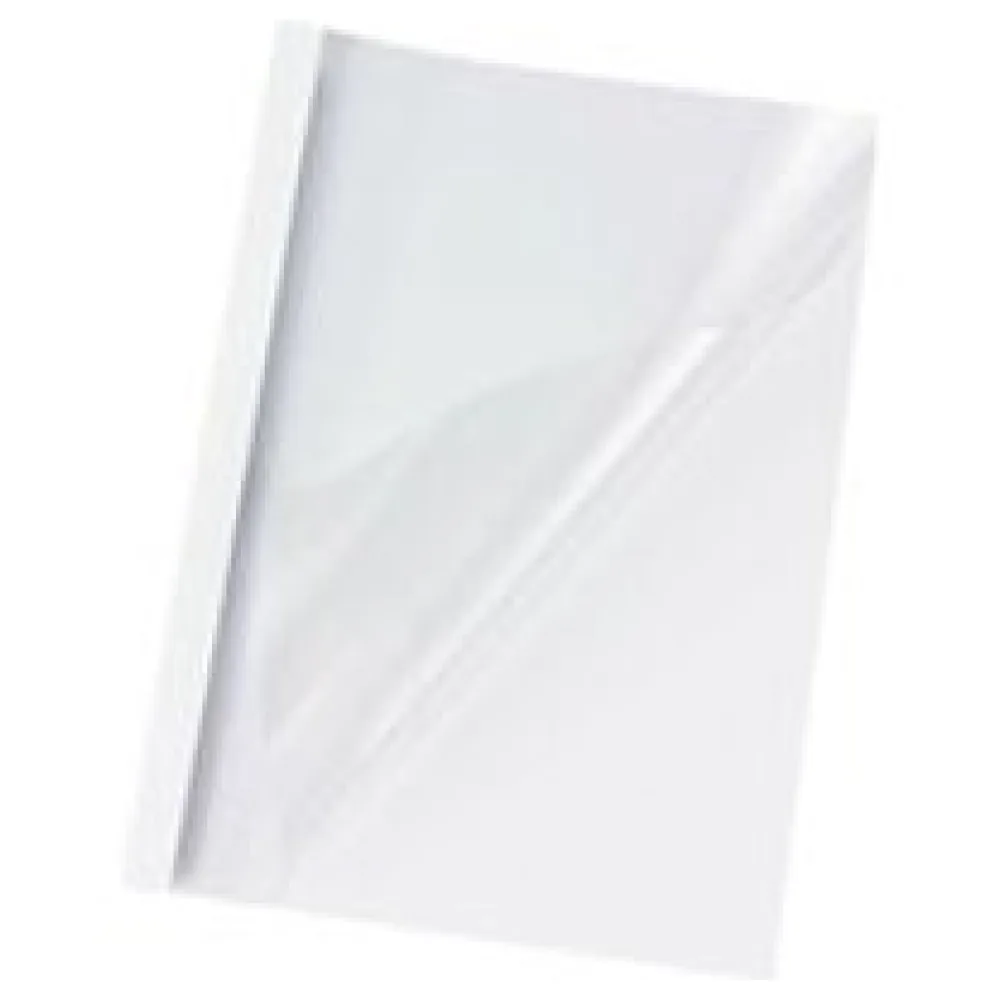 Thermobindemappen A4, 4mm für 40 Blatt, weiß, 10 Stk. – Bild 3