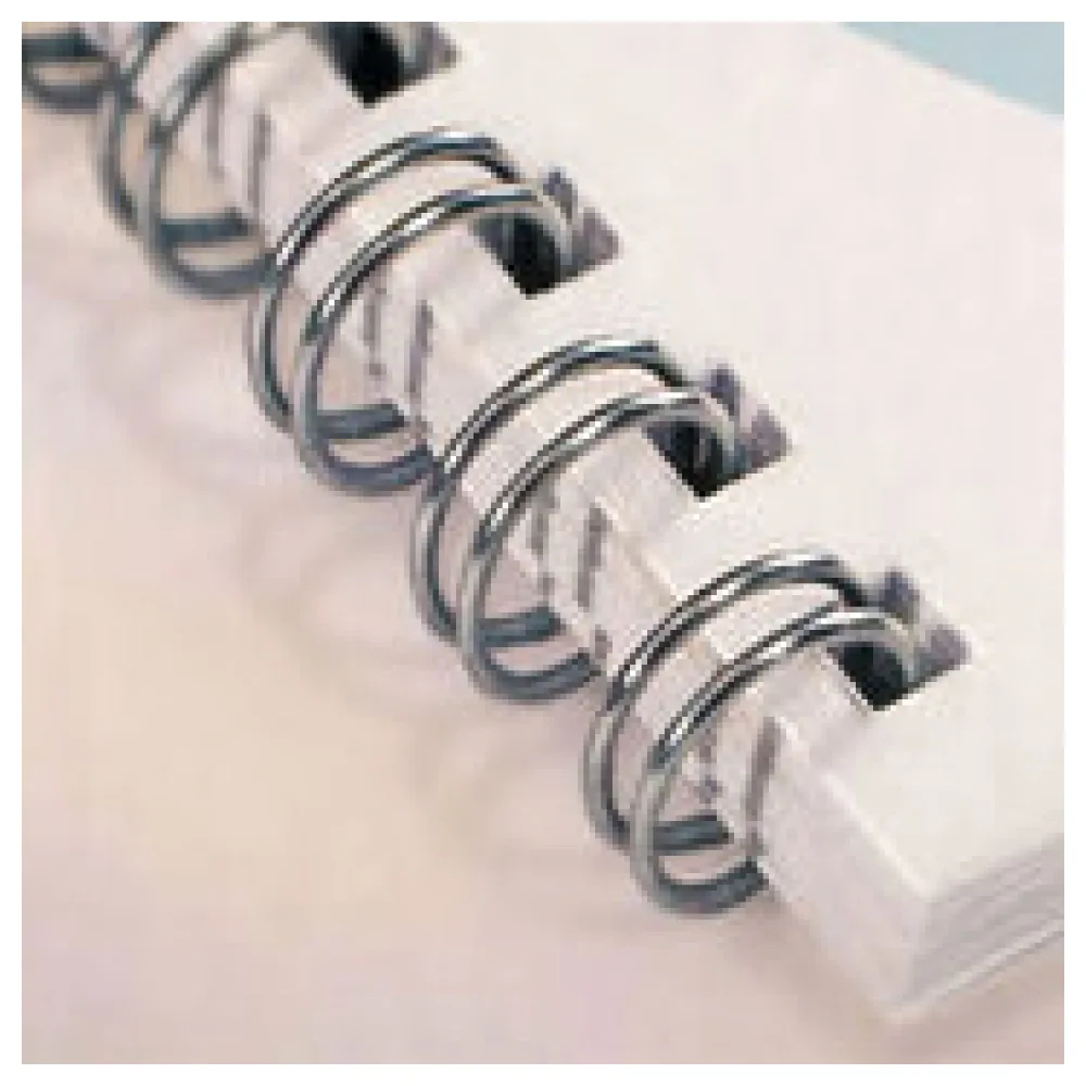 Einband-Set für Drahtbindung mit 6mm für max. 35 Blatt, 60 tlg.
