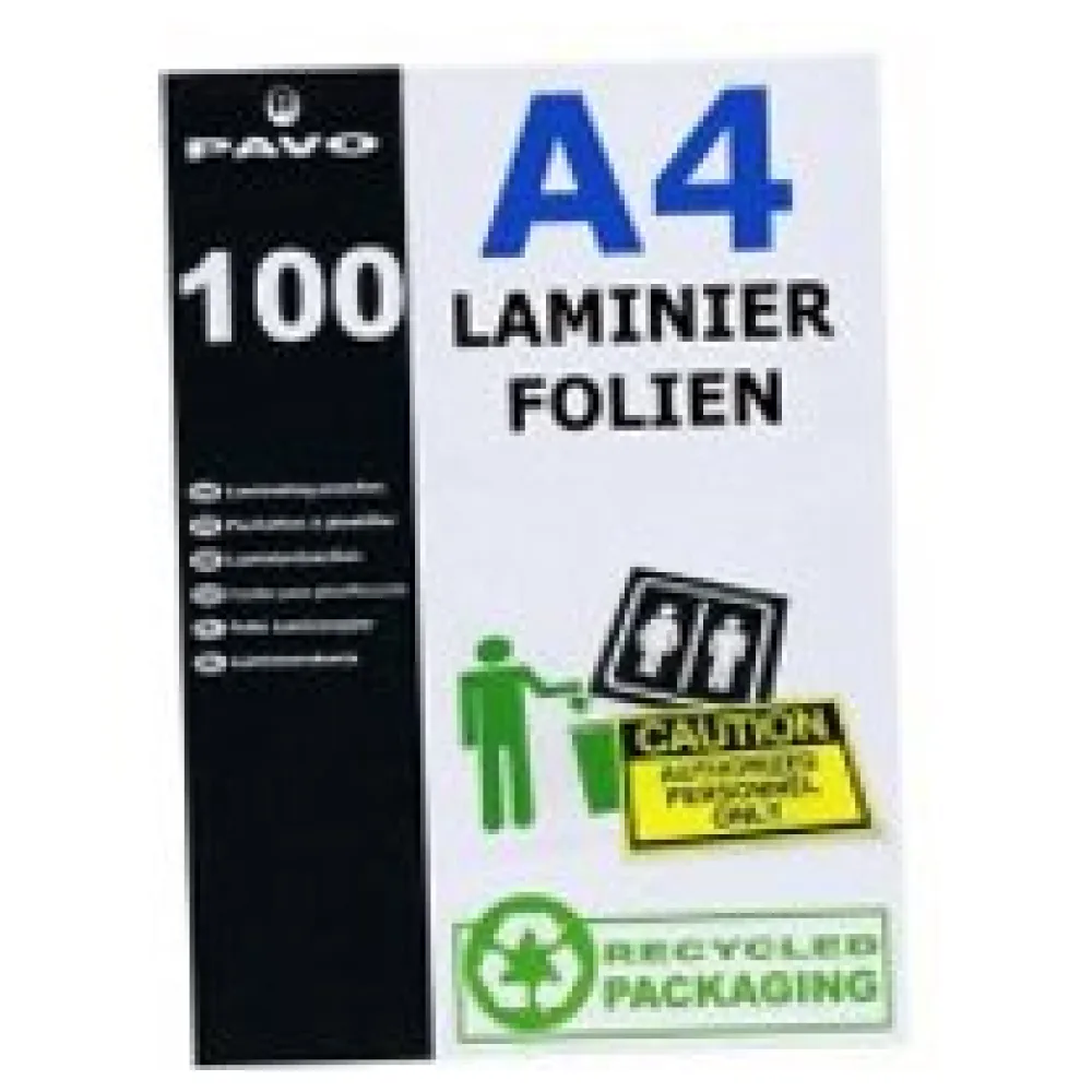 Laminierfolien A4, 216 x 303mm, 2x 75/80 mic, Hochglanz, 100 Stk. – Bild 3