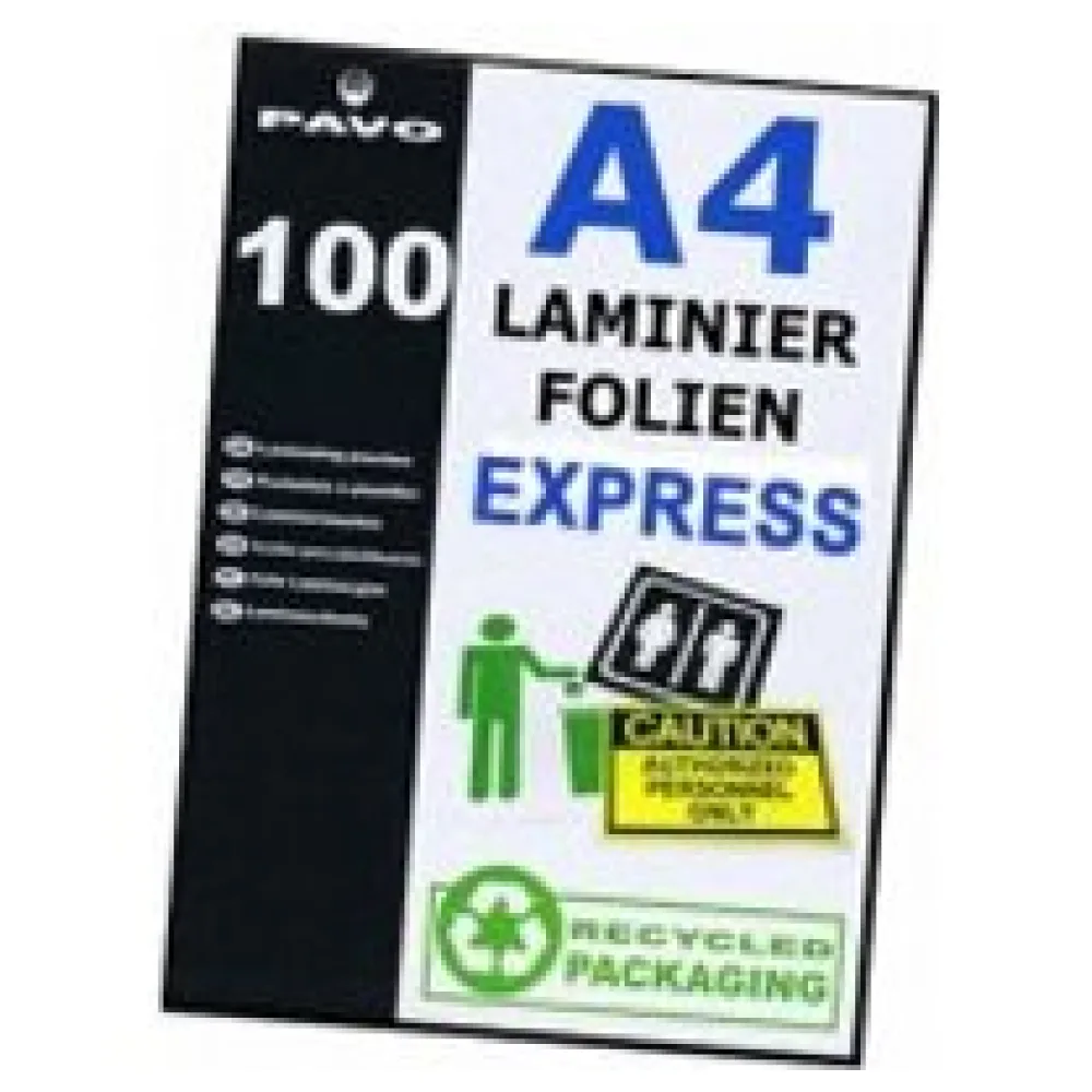 EXPRESS-Laminierfolien A4, 216 x 303mm, 2x 125 mic, 100 Stk. – Bild 3