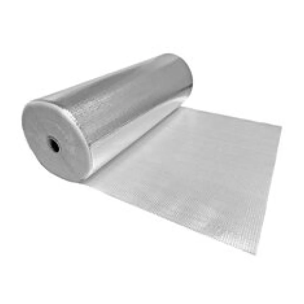 ALU-TOP Luftpolsterfolie 120cm x 50m, PET mit ALU metallisiert, 4-lagig, 230my