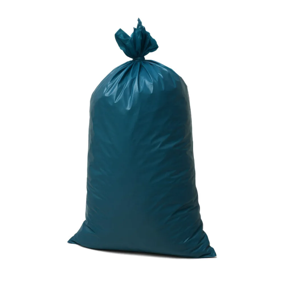Müllsäcke 120 Liter, 70 x 110 cm, LDPE Typ 100 Extra-stark, blau, 15 Stk. – Bild 2