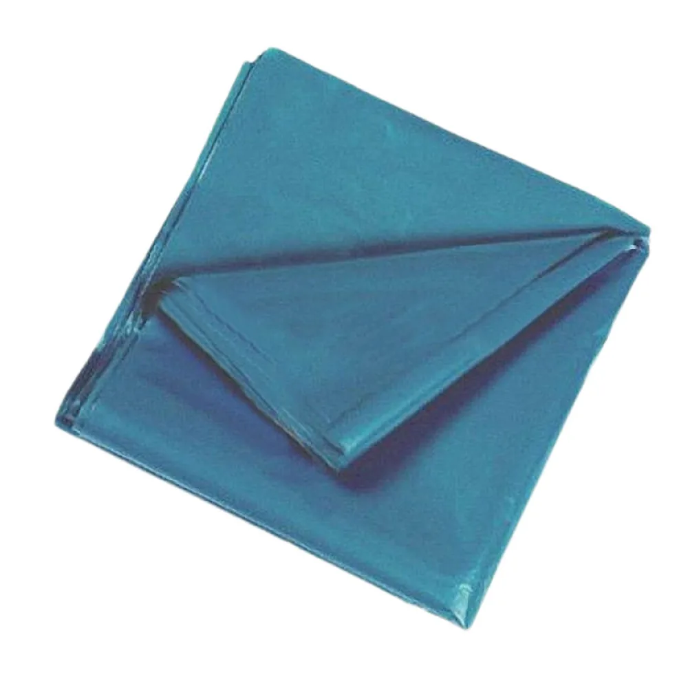 Müllsäcke 240 l mit Seitenfalte 650 + 550 x 1350 mm, T80 blau, 10 Stk. – Bild 2