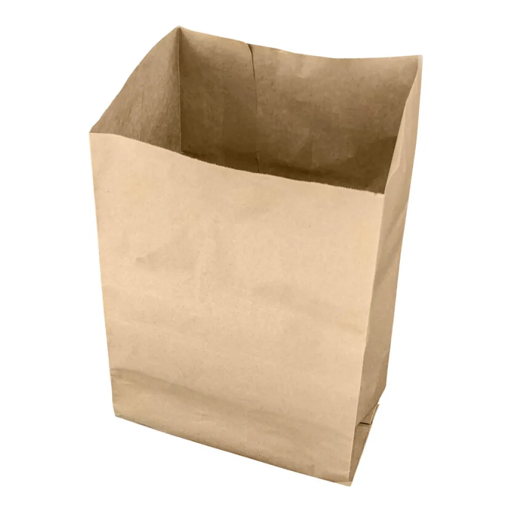 BIO-Papierbeutel Einkaufsbeutel Obst/Gemüse 10l, 200+170x360mm kompostierbar braun, 10 Stk. – Bild 2