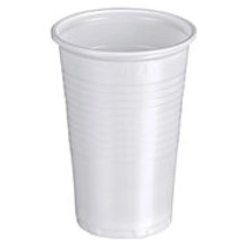 Trinkbecher weiß 0,2 l, 200 ml, PP, O 70 mm, 100 Stk. – Bild 3