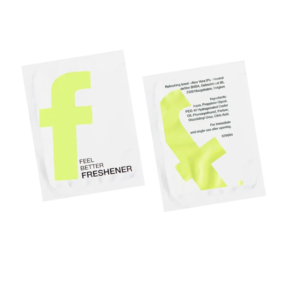 Erfrischungstücher feucht einzeln verpackt 14x14cm, 250 Stk. – Bild 2