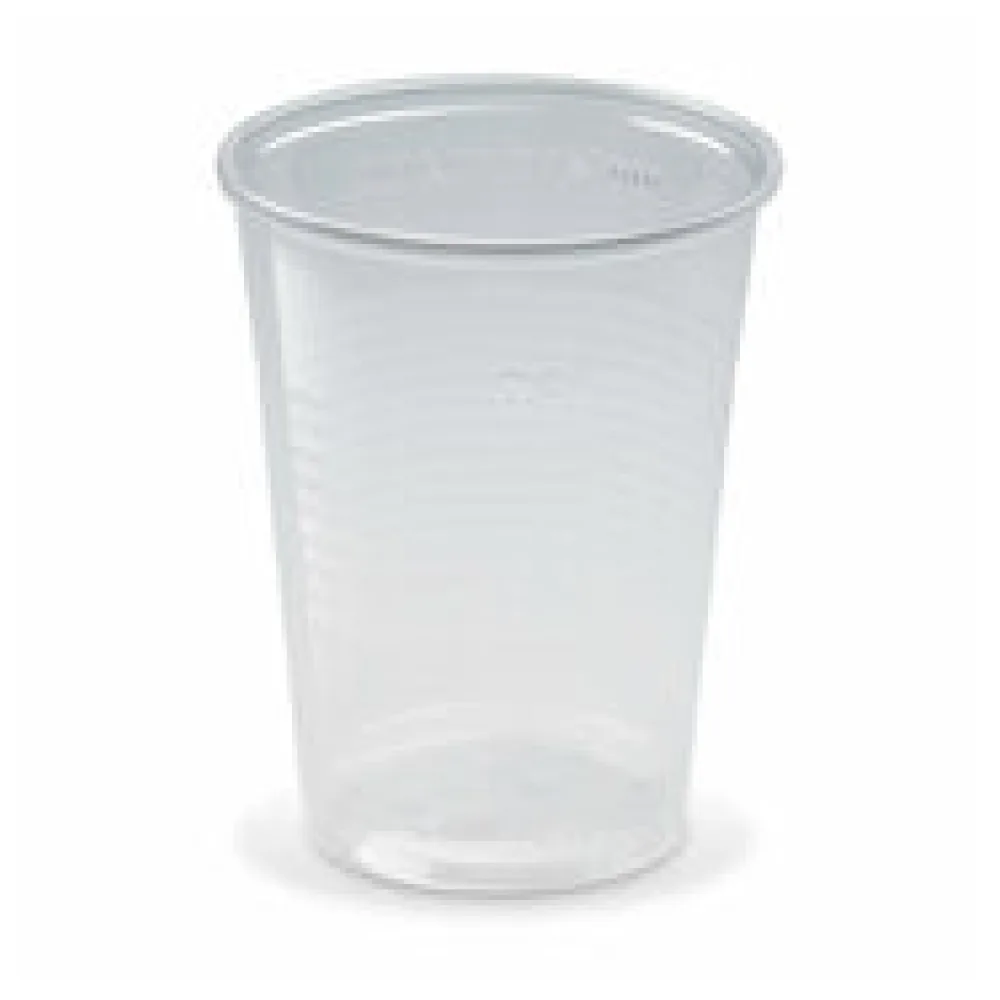 Trinkbecher transparent klar mit Eichstrich 0,4 l, 400 ml, PP, 50 Stk.