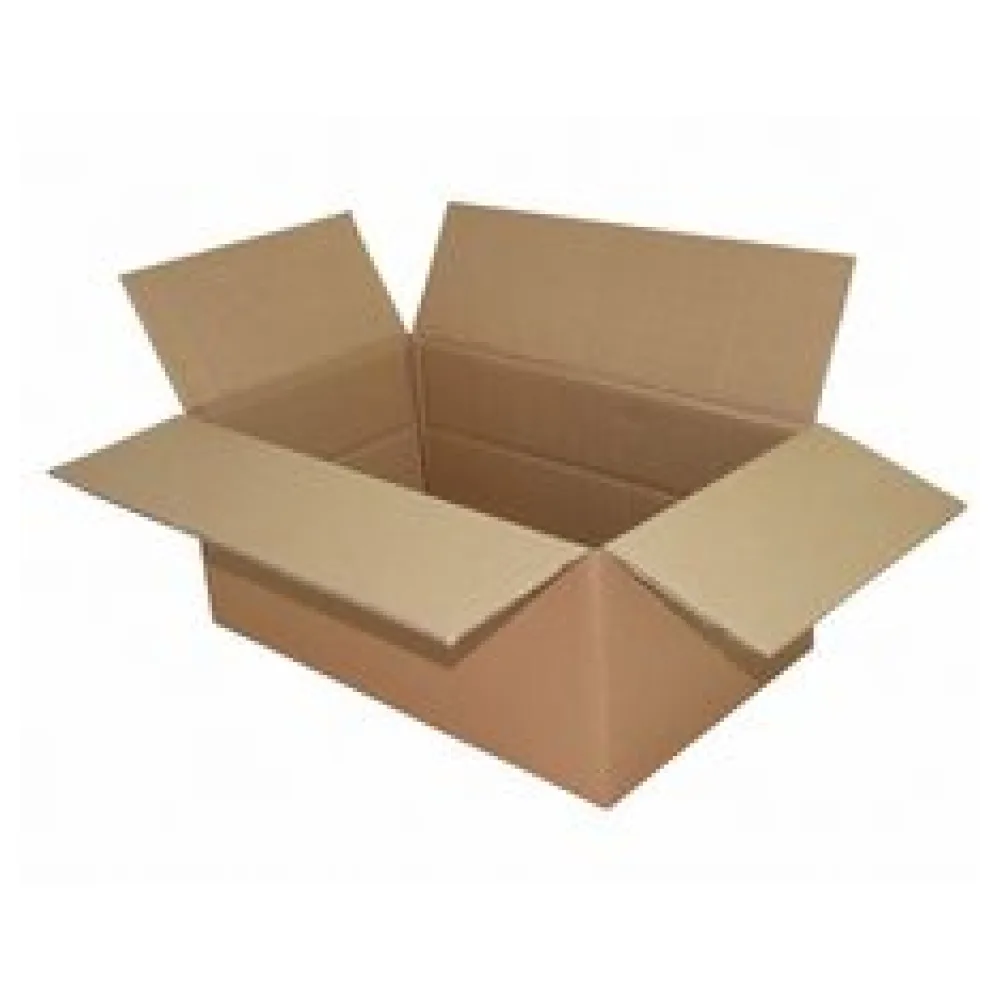 Faltkarton 500x300x(100)-210mm (Außenmaß) mit variabler Höhe 2-wellig braun