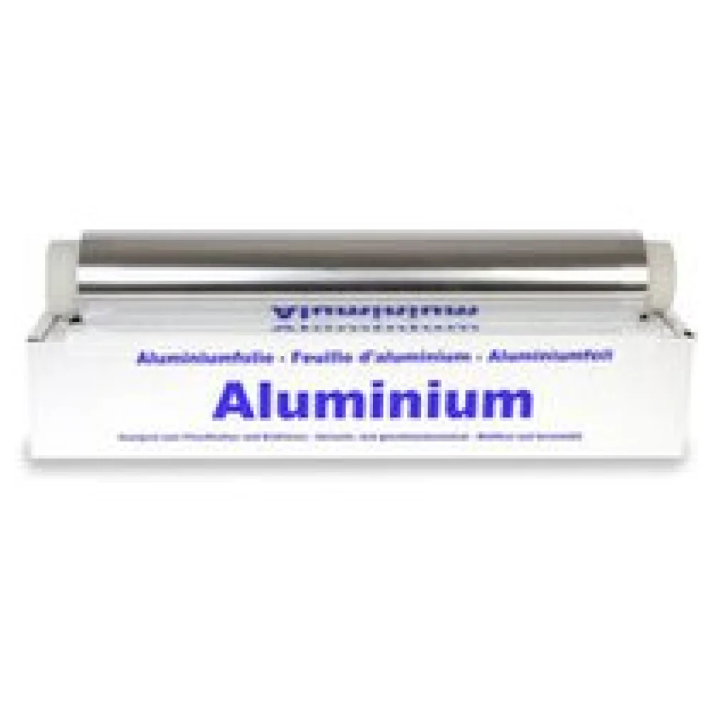 Alufolie in praktischer Spenderbox mit Abriss-Schiene, 29 cm x 150 m, 11 my – Bild 3
