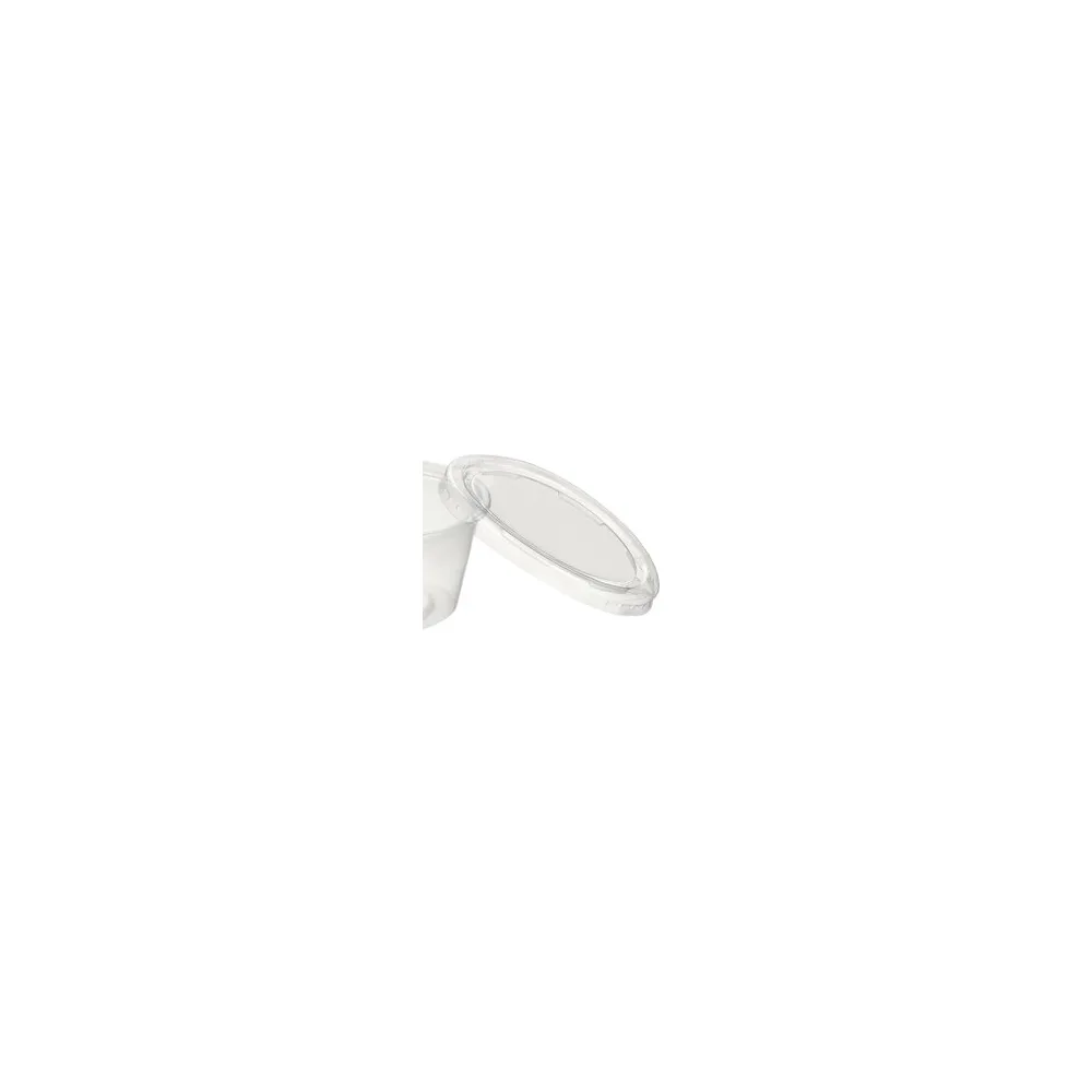 Deckel für Dressingbecher Saucenbecher 90ml, transparent, aus PP, 100 Stk.