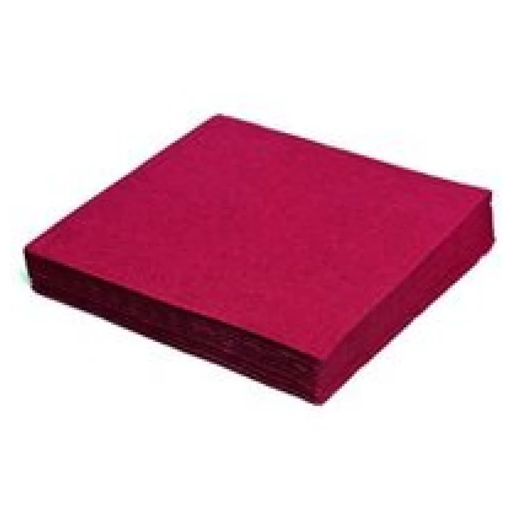 Servietten 33 x 33 cm 1/4 -Falz, 2-lagig bordeaux, 250 Stk. – Bild 3