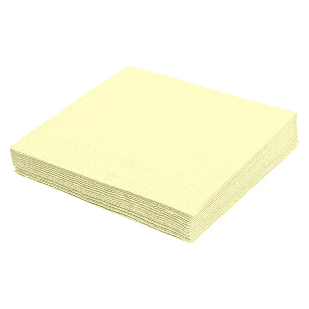 Servietten 33 x 33 cm 1/4 -Falz, 2-lagig champagner, 250 Stk. – Bild 2