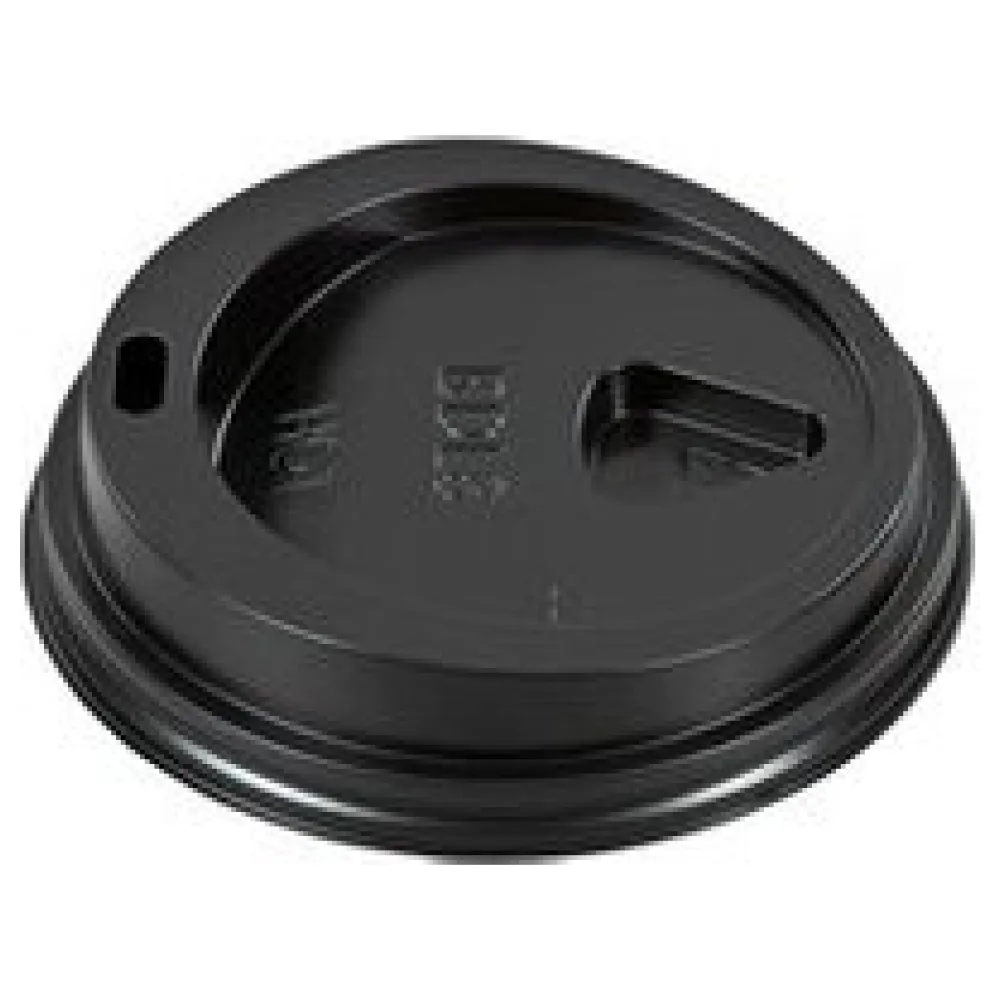 Domdeckel schwarz für Pappbecher - "Coffee to go" - 200ml mit 80mm O, 100 Stk. – Bild 3