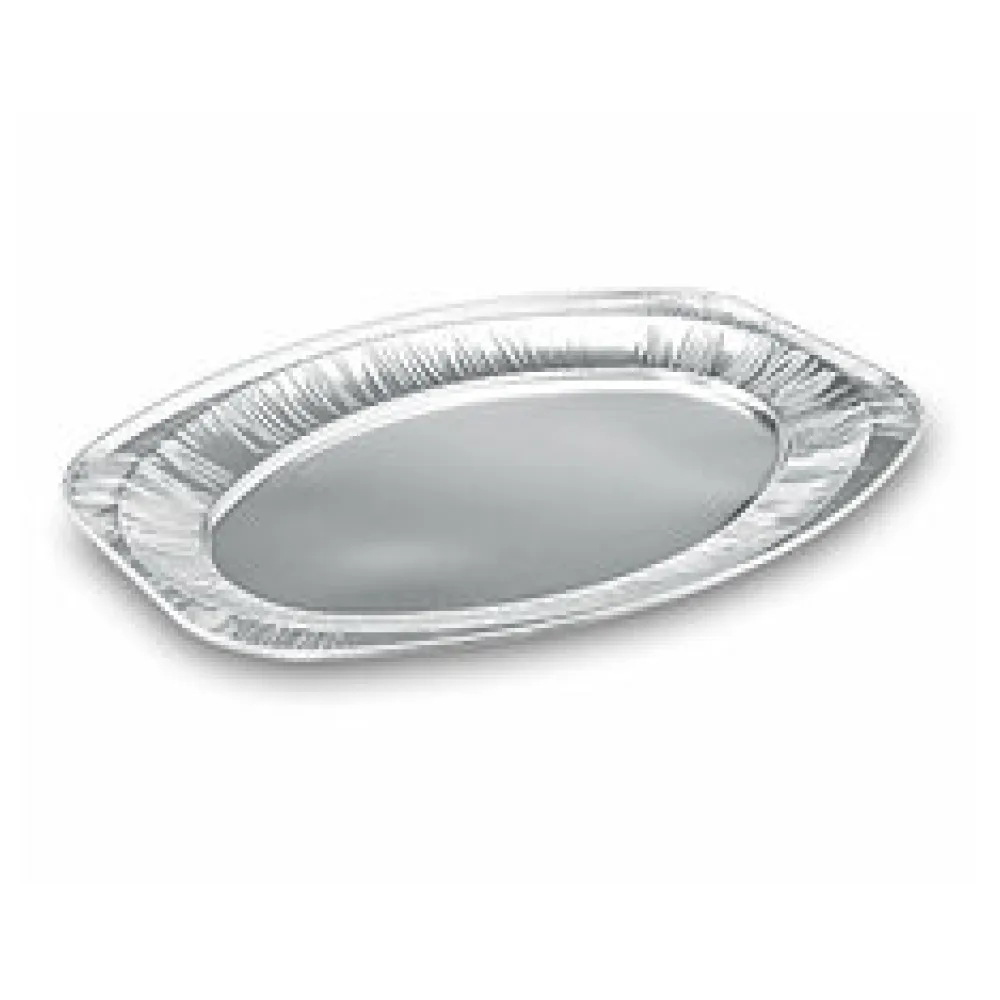 Alu-Catering-Platten Aluminium-Partyplatten Servierplatten 43 x 29 cm, 5 Stk.