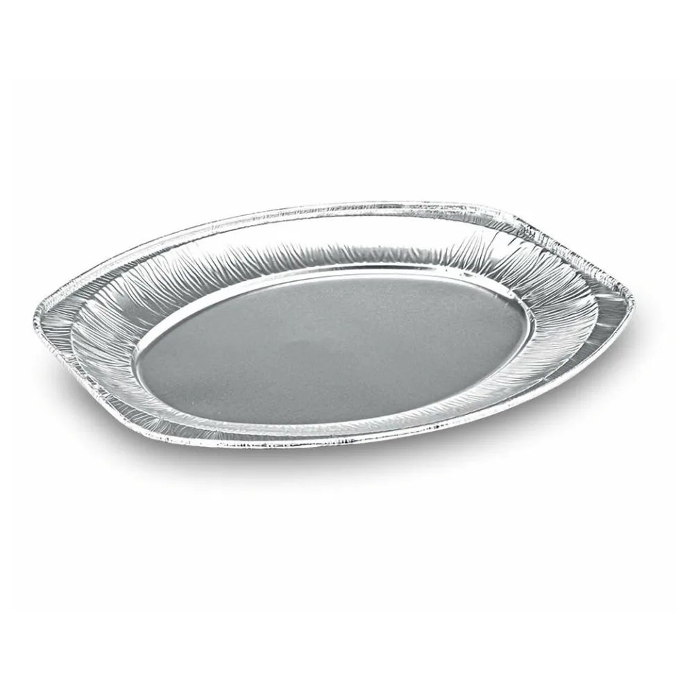 Alu-Catering-Platten Aluminium-Partyplatten Servierplatten 35 x 24 cm, 10 Stk. – Bild 2
