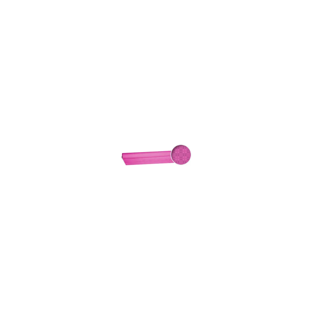 Damasttischdecke Tischtuch aus Papier, gerollt 1,20m x 8m, rosa
