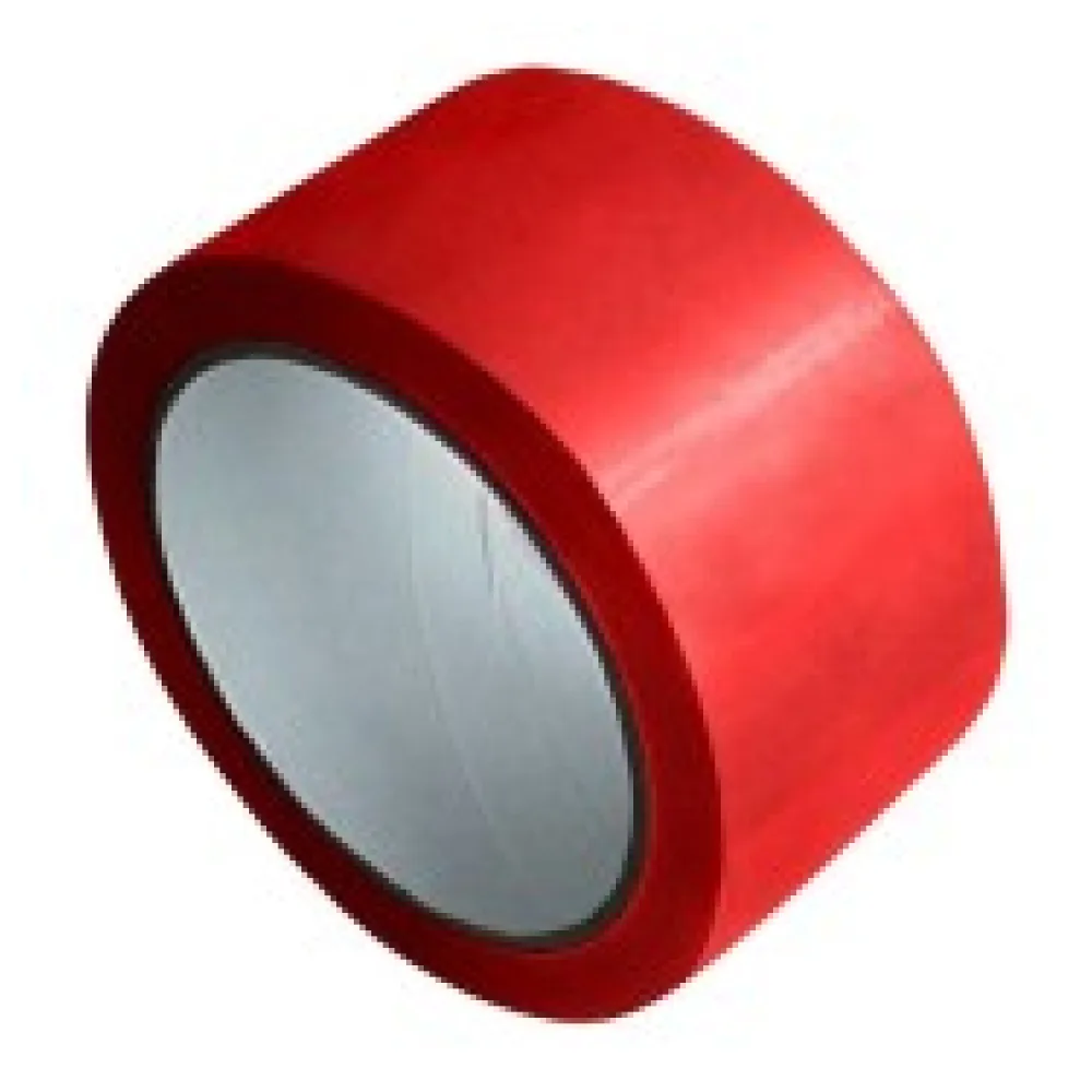 Packband Klebeband Markierungsband, PP, 48 mm x 66 m, rot