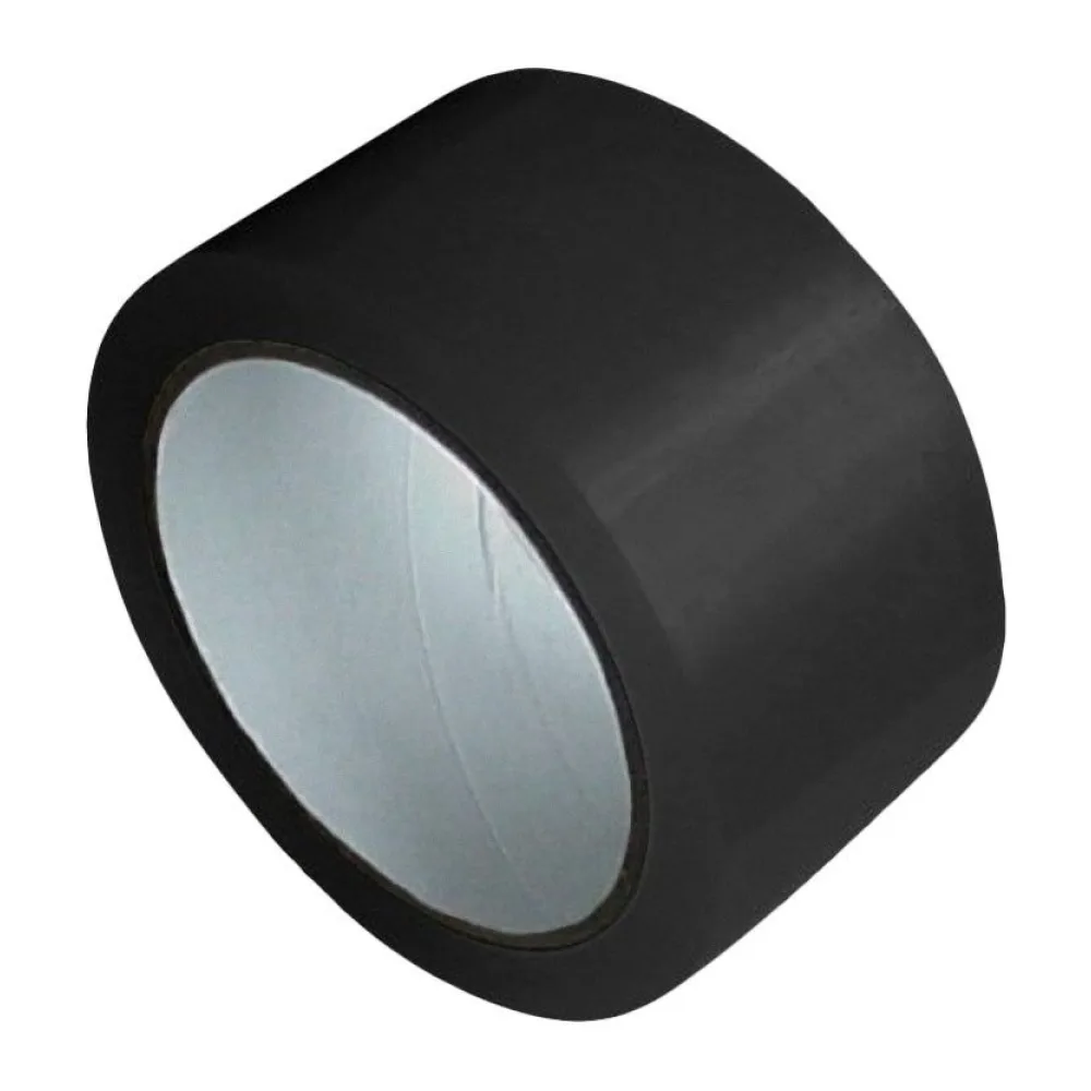 Packband Klebeband Markierungsband, PP, 48 mm x 66 m, schwarz – Bild 2