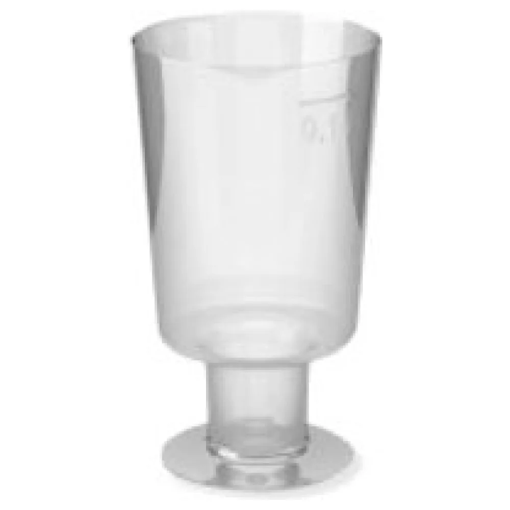 Einweg-Weinglas 100ml, PS, 1 tlg. Ausführung, transparent glasklar, 15 Stk. – Bild 3