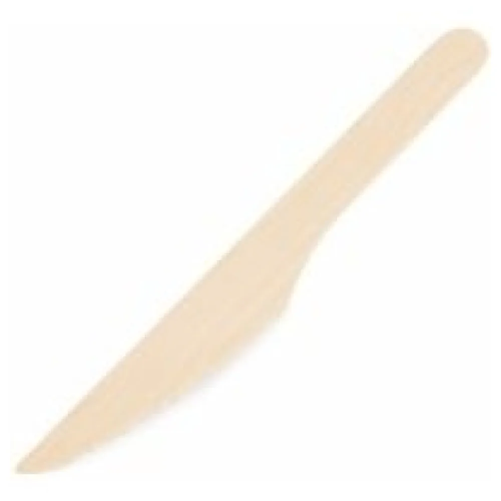 Holzmesser Messer aus Holz 160mm umweltfreundlich, 100 Stk. – Bild 3