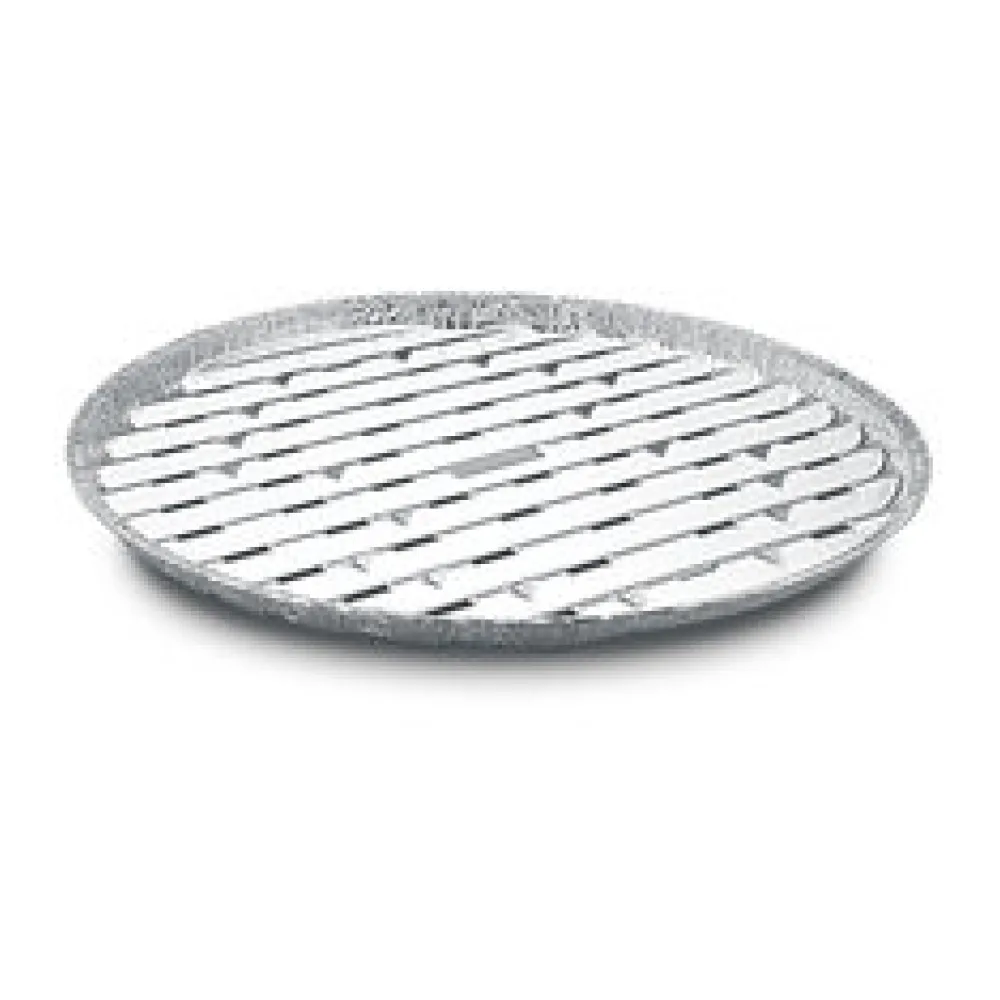Alu-Grillpfannen Grillschalen BBQ rund ALU O 34cm, mehrfach verwendbar, 3 Stk.