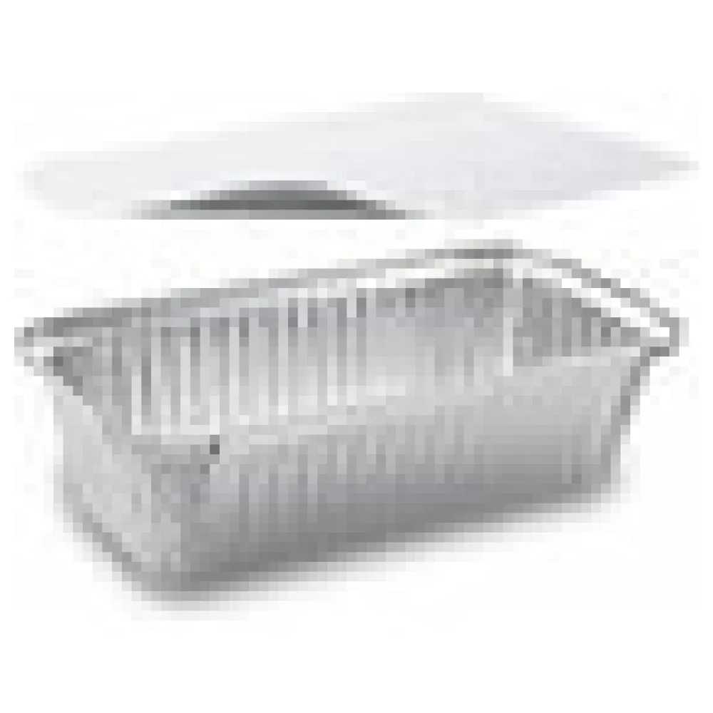 Alu-Servierschale Aluschale eckig 900ml inklusive Deckel, 10 Stk. – Bild 4