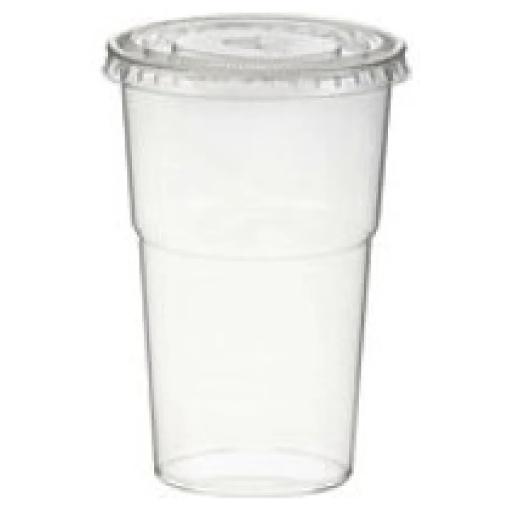 Smoothiebecher inkl. Deckel mit Schlitz 250 ml, O 78mm, PET, glasklar, 50 Stk. – Bild 3