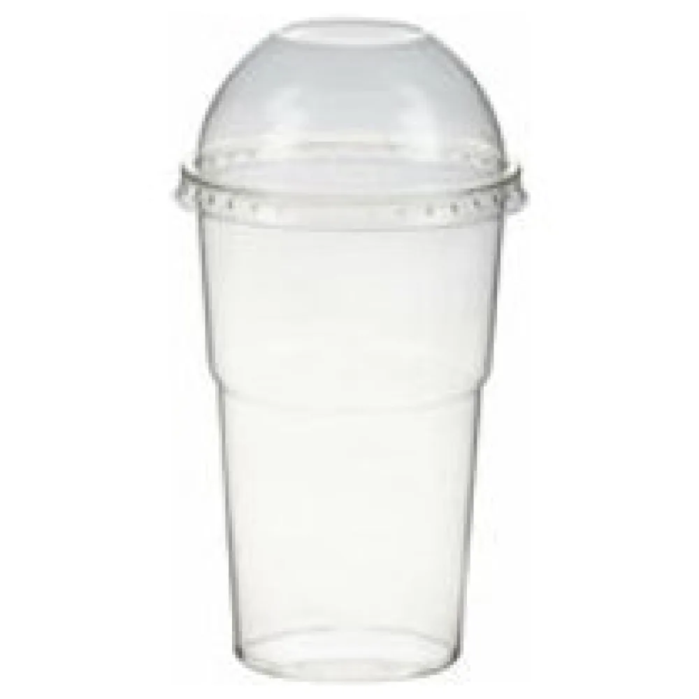 Smoothiebecher Dessertbecher + Domdeckel 200 ml O78mm, PET, glasklar, 50 Stk. – Bild 3