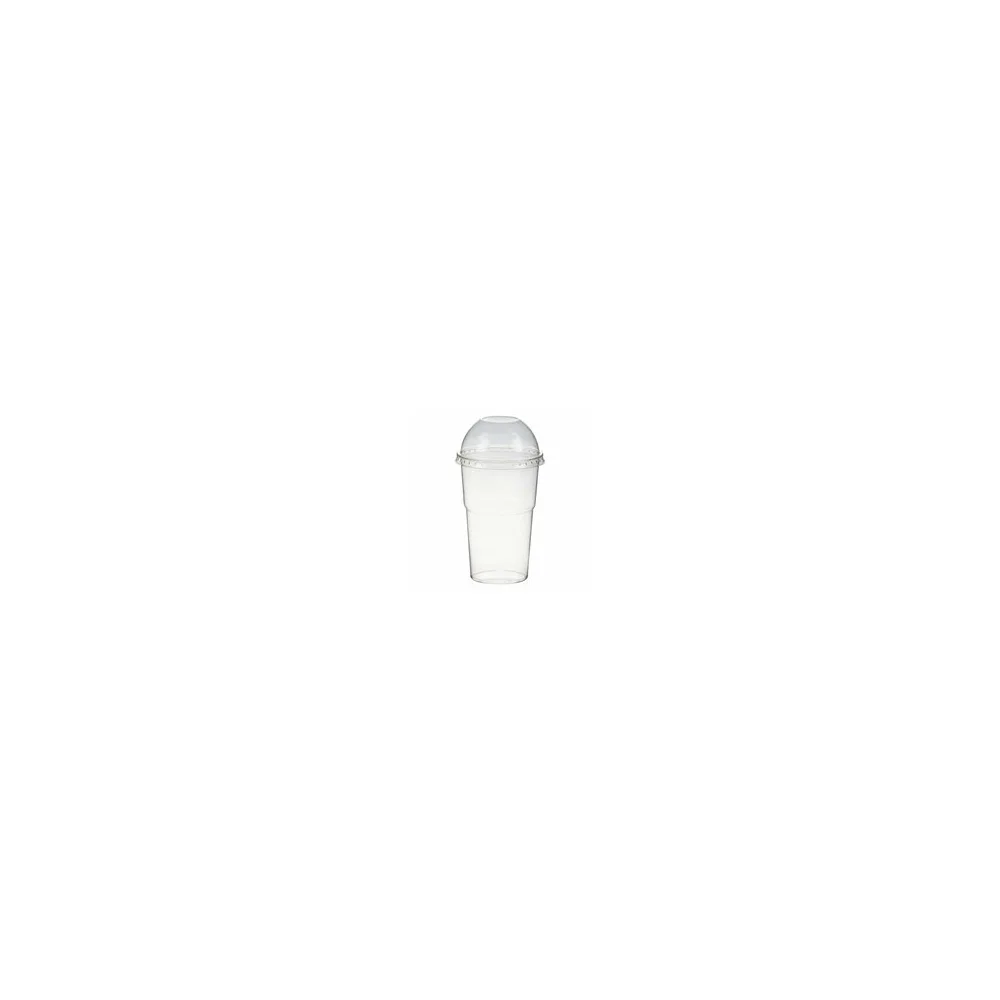 Smoothiebecher Dessertbecher + Domdeckel 200 ml O78mm, PET, glasklar, 50 Stk.
