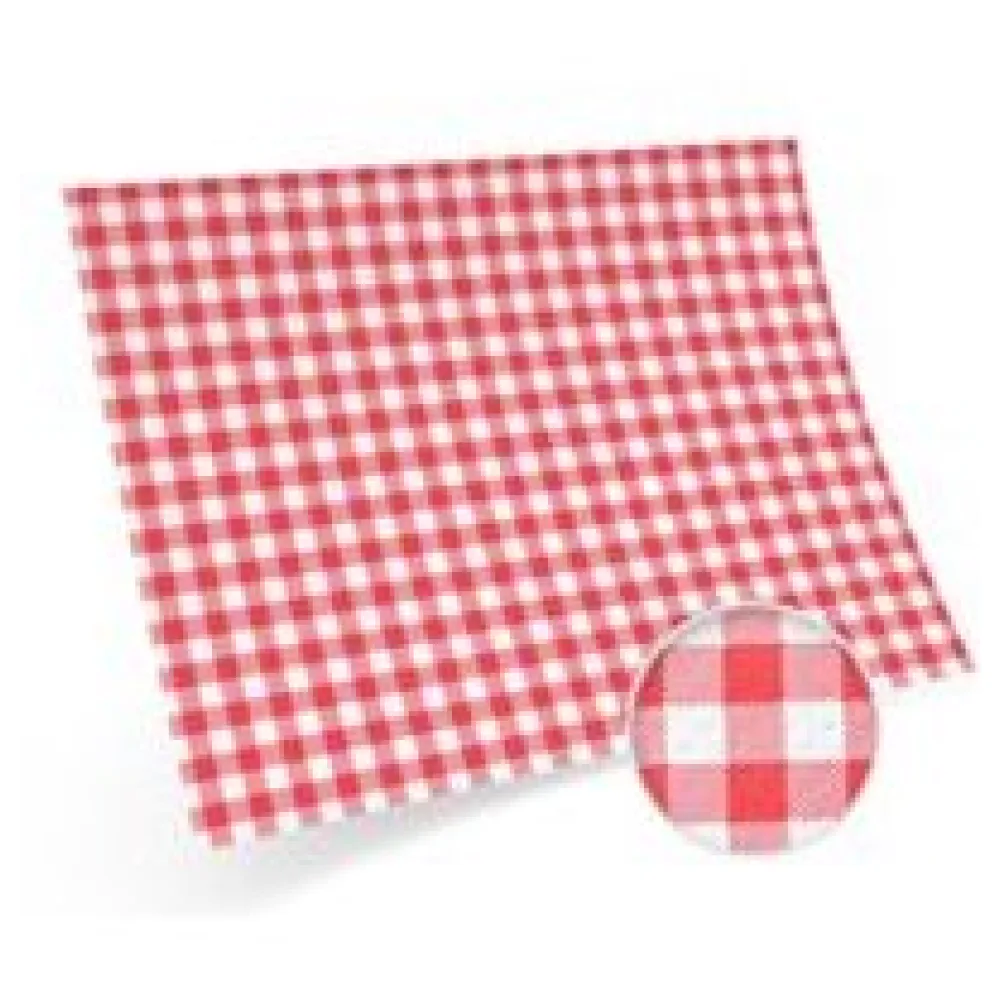 Tischset Platzset aus Kraftpapier, 40 x 30 cm, Karo rot, 200 Stk. – Bild 3
