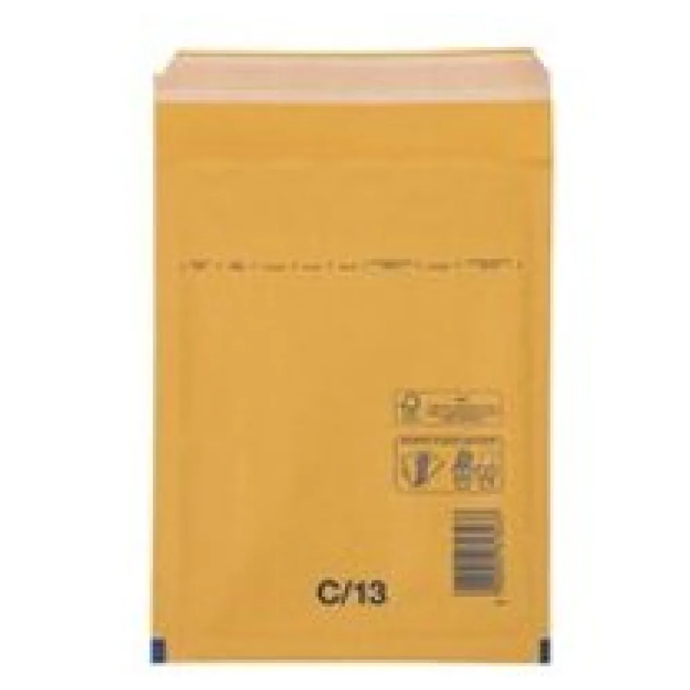 BUDGET Luftpolstertaschen 3/C-13 150x215mm, braun, 100 Stk. – Bild 3